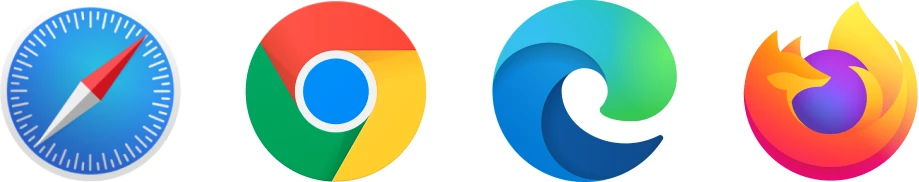 Image of all browser icons