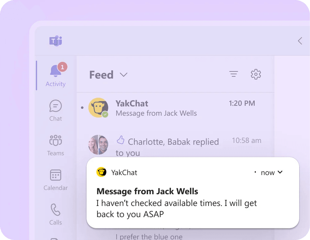 Microsoft Activity Feed SMS Notification